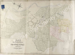 Historic inclosure map of Ripon 1858, Plan 7